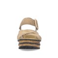 náhled Dámské sandály  RIEKER<br><small> RIE-10202459-S3 béžová</small>