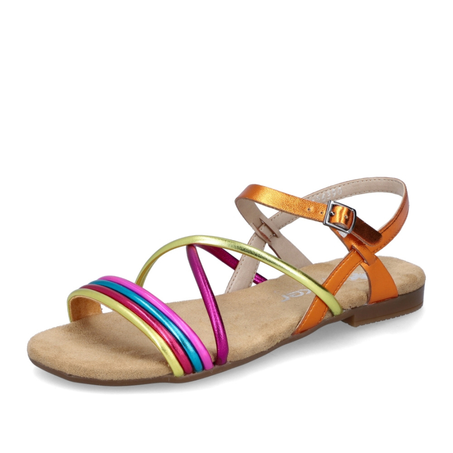 Dámské sandály RIEKER RIE-10203913-S4 oranžová