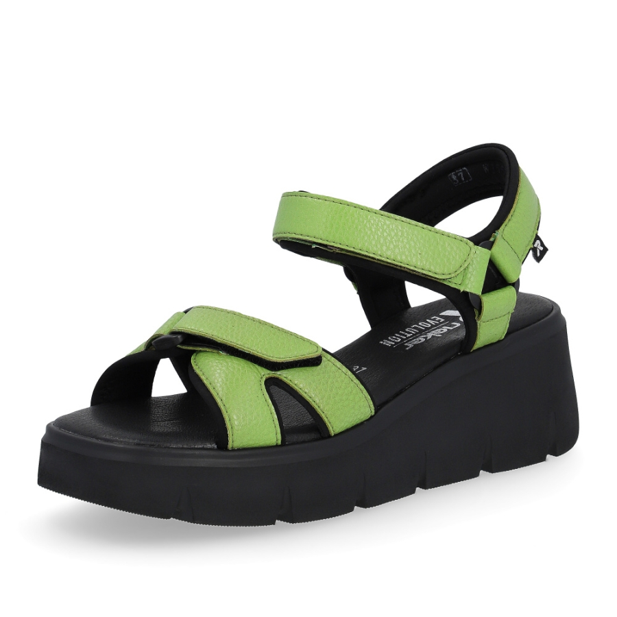 Dámské sandály RIEKER RIE-10204240-S4 zelená