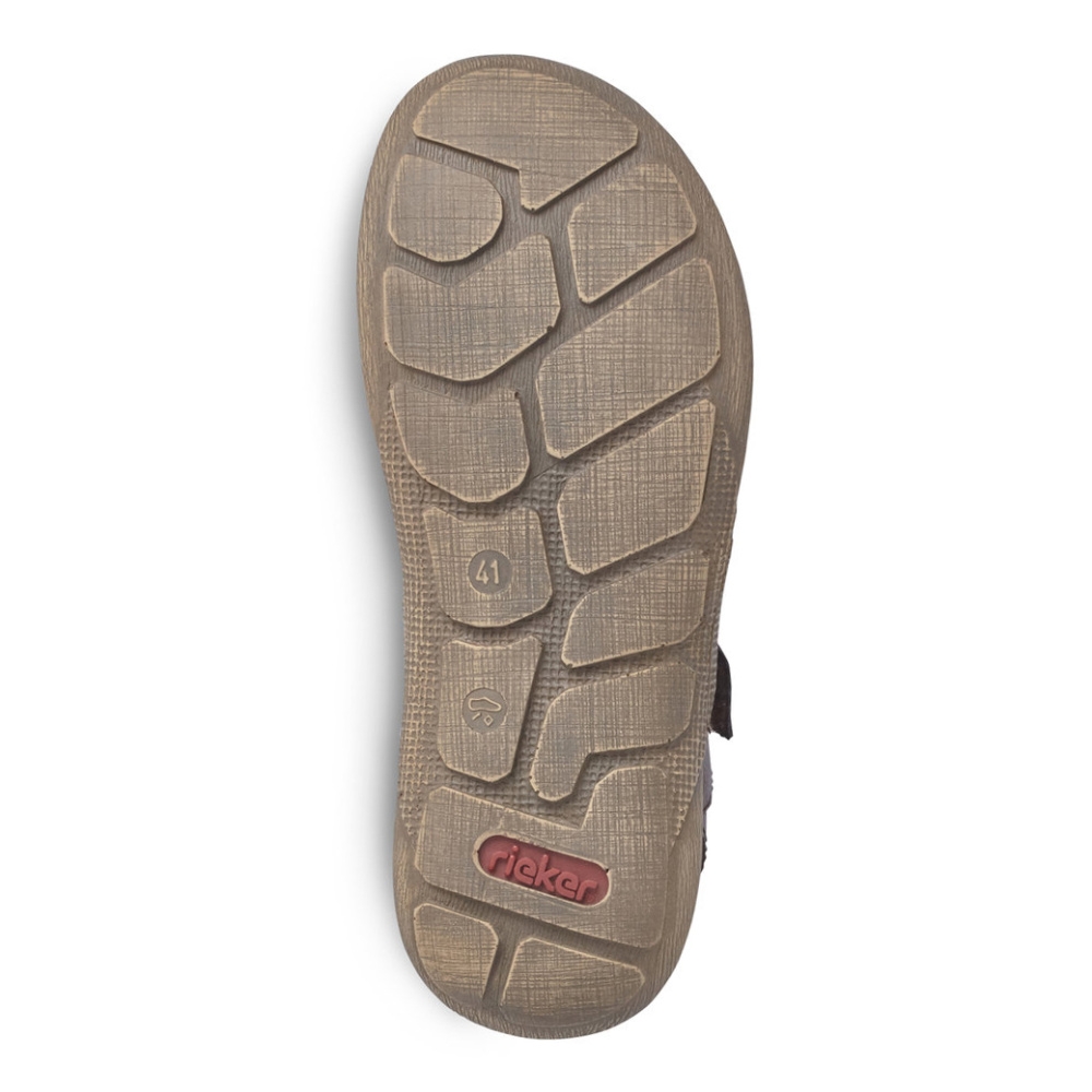 detail Pánské sandály RIEKER RIE-10200161-S2 hnědá