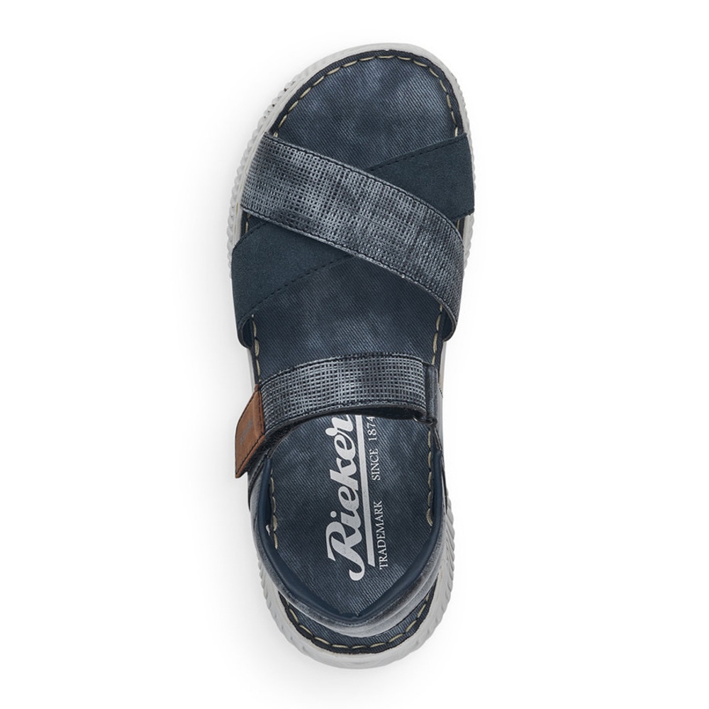 detail Pánské sandály RIEKER RIE-10200193-S1 modrá