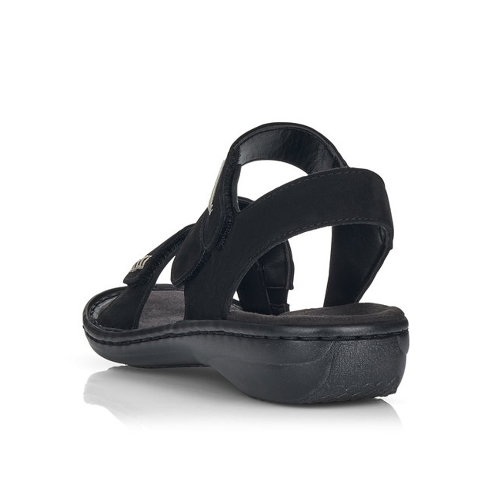 detail Dámské sandály RIEKER RIE-10200228-S1 černá