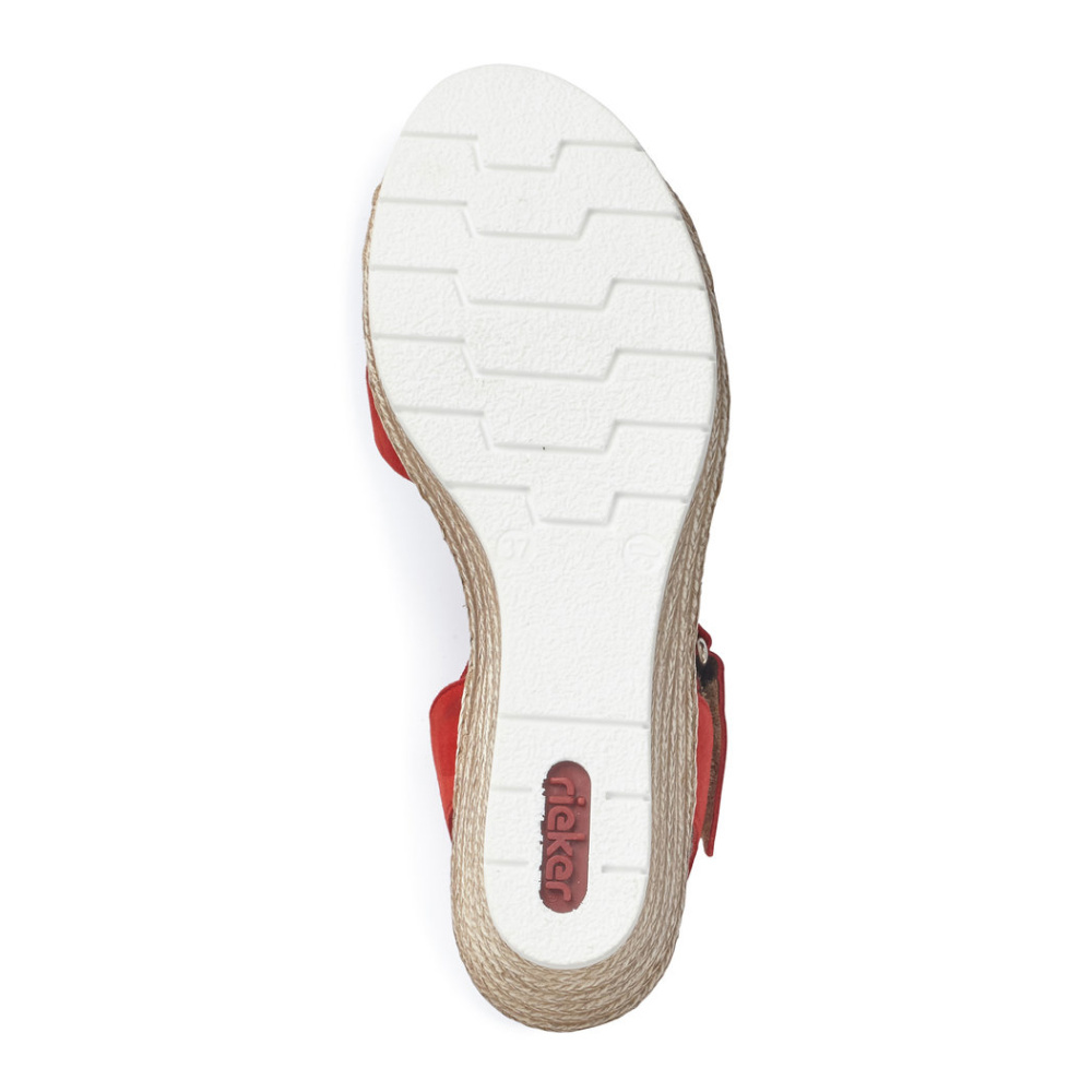 detail Dámské sandály RIEKER RIE-10200255-S1 červená
