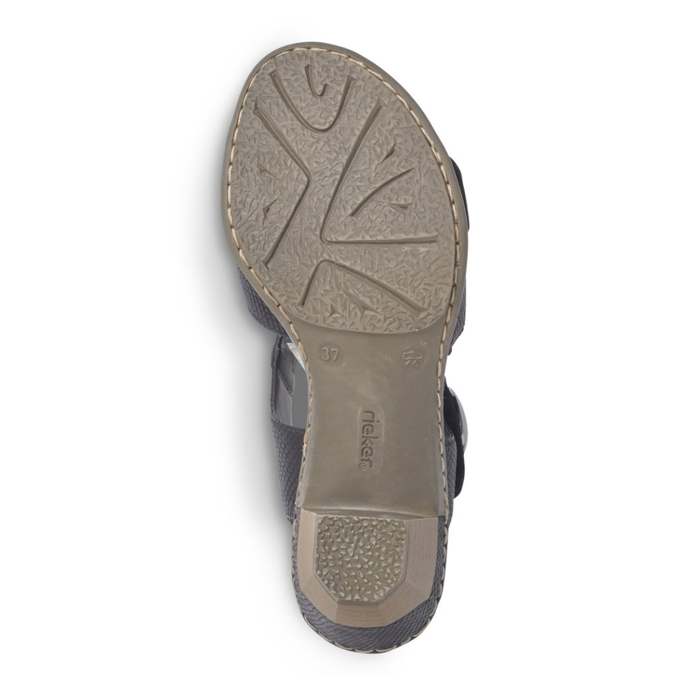 detail Dámské sandály RIEKER RIE-10200315-S1 černá