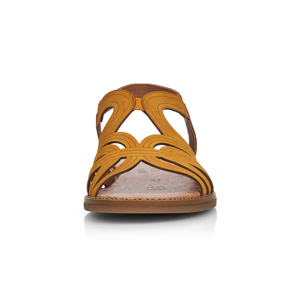 detail Dámské sandály REMONTE RIE-10200365-S1 žlutá