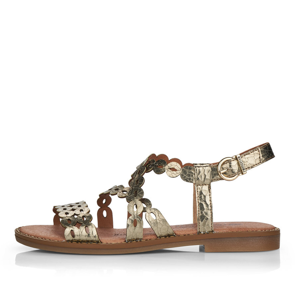 detail Dámské sandály REMONTE RIE-10200368-S1 zlatá