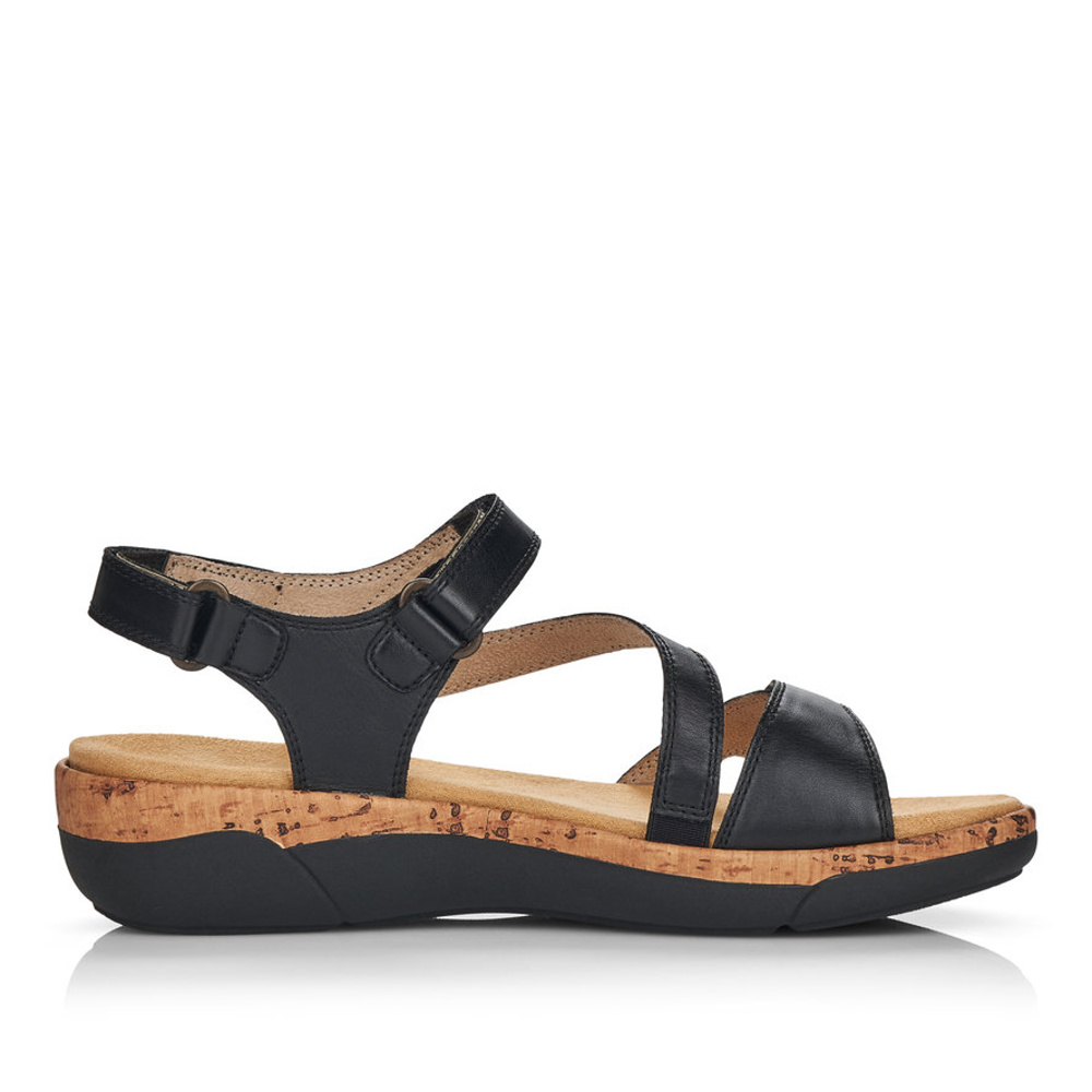 detail Dámské sandály REMONTE RIE-10200416-S4 černá