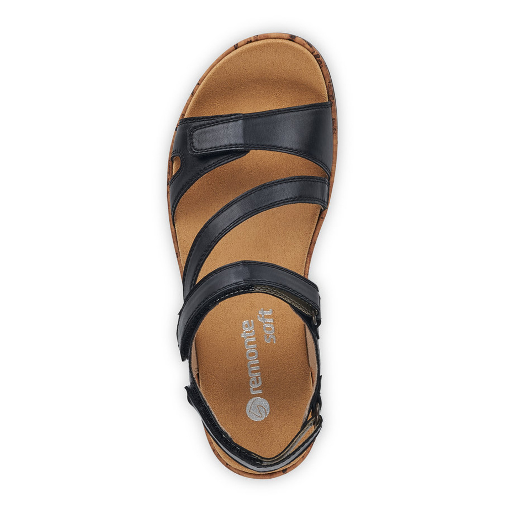 detail Dámské sandály REMONTE RIE-10200416-S4 černá