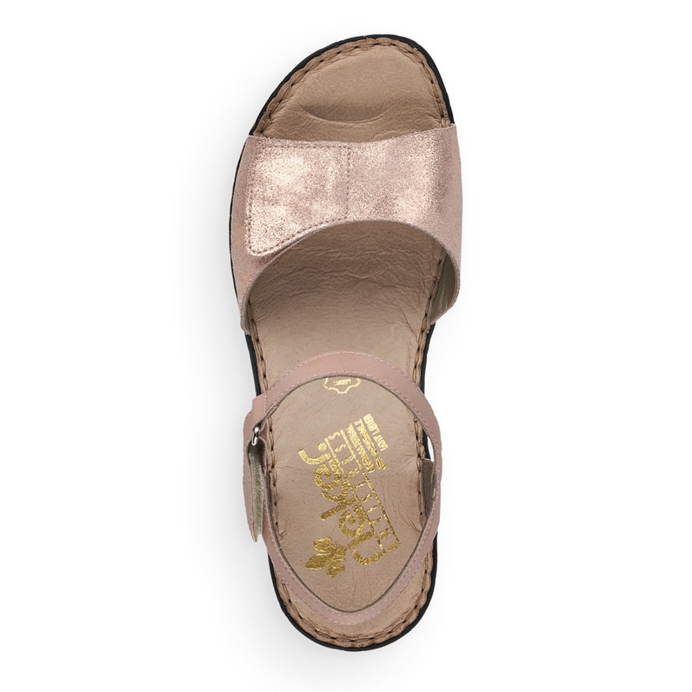 detail Dámské sandály RIEKER RIE-10200532-S1 růžová