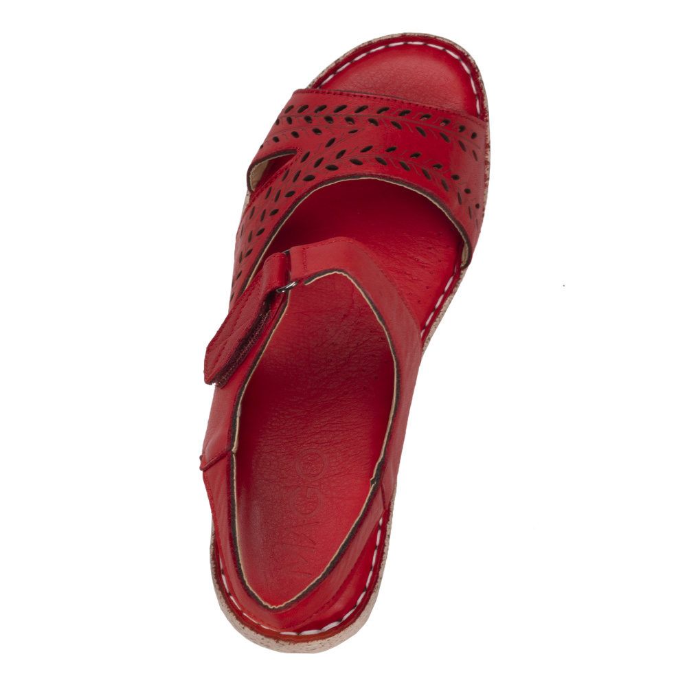detail Dámské sandály IBERIUS IBE-10200823-S1 červená