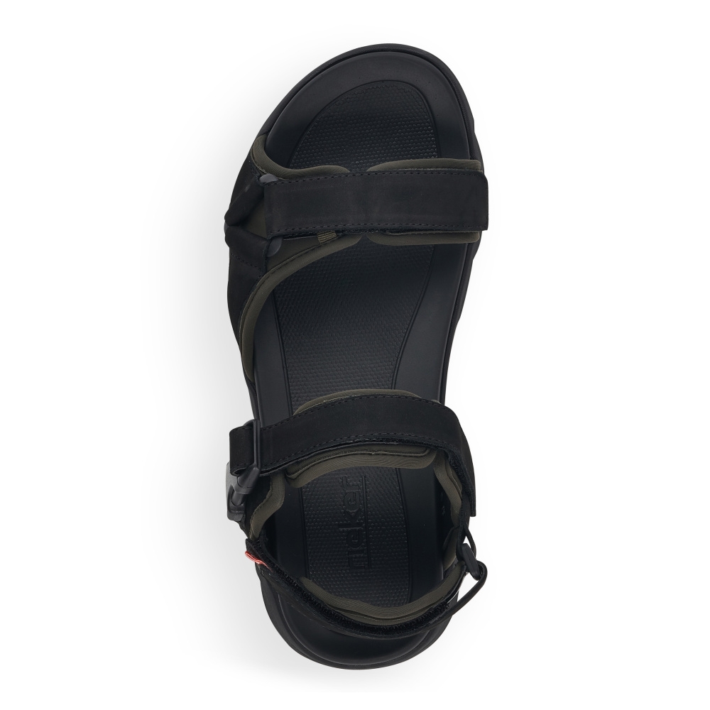 detail Pánské sandály RIEKER RIE-10200955-S2 černá