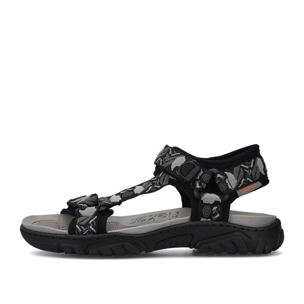detail Pánské sandály RIEKER RIE-10200970-S2 černá