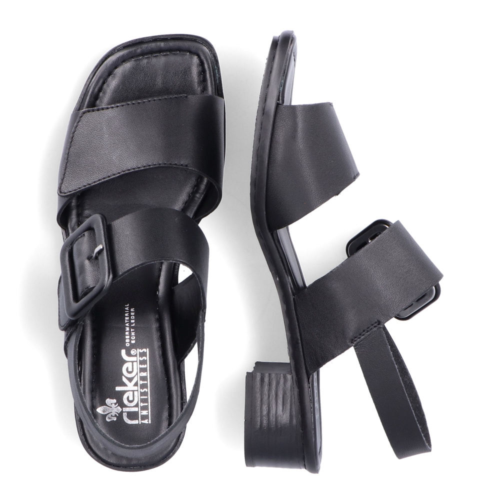 detail Dámské sandály RIEKER RIE-10201000-S3 černá