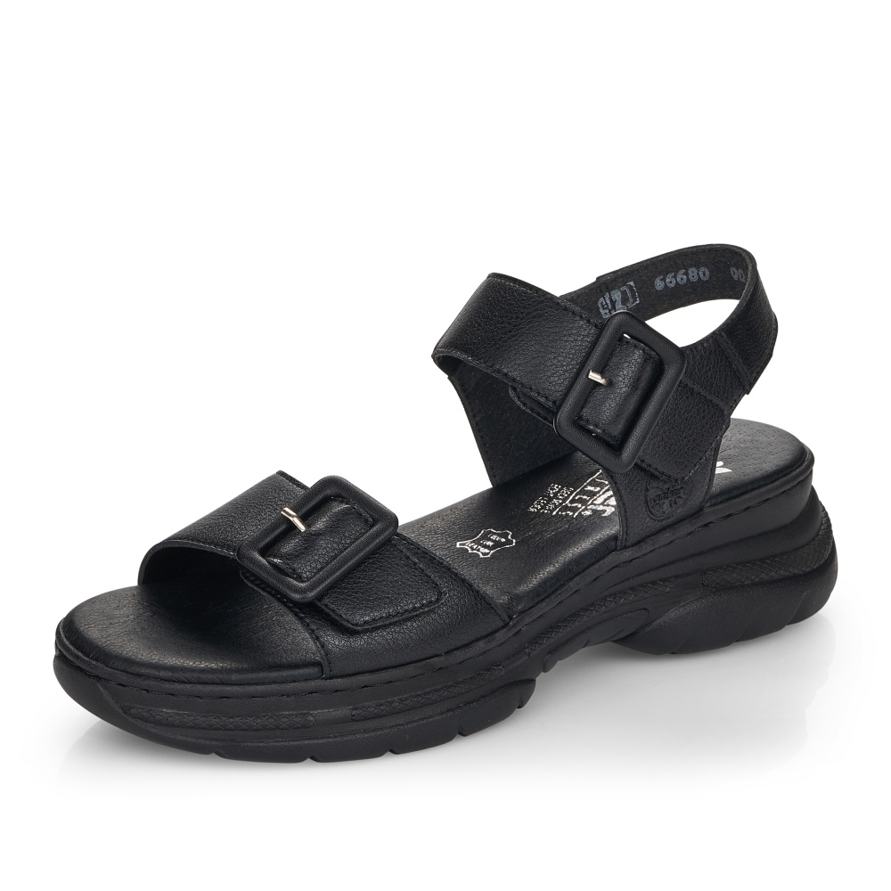detail Dámské sandály RIEKER RIE-10201041-S4 černá