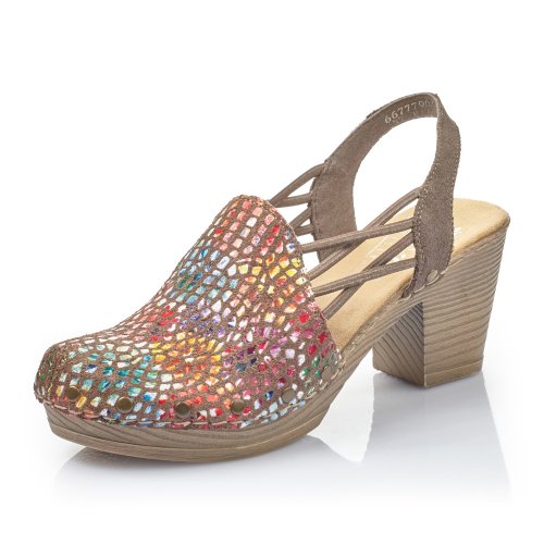 Dámské sandály RIEKER RIE-10201042-S3 multicolor