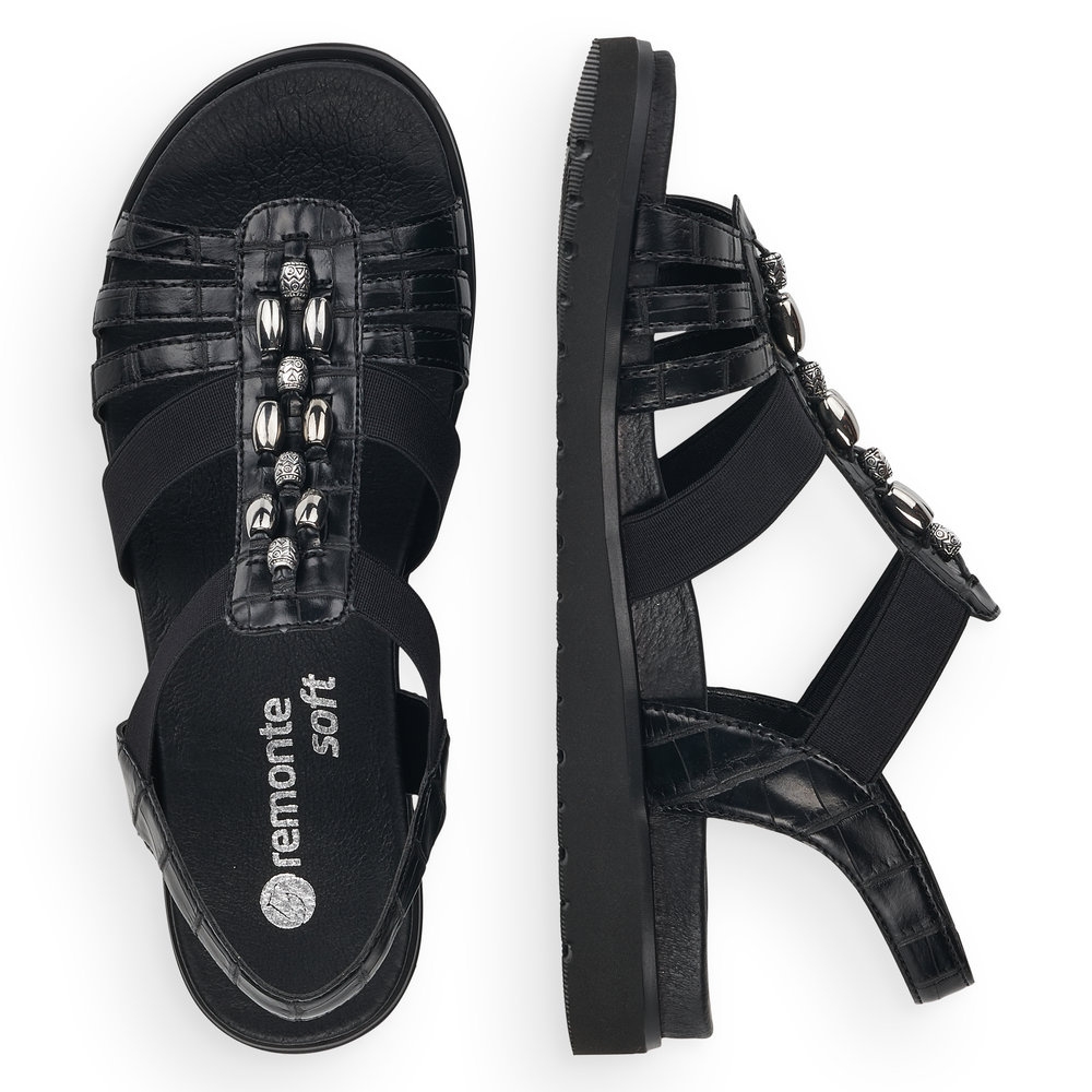 detail Dámské sandály REMONTE RIE-10201097-S2 černá