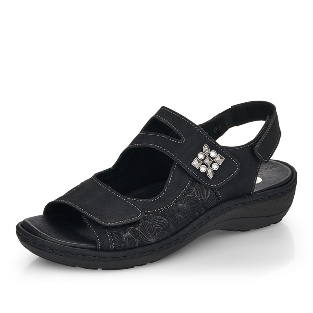 detail Dámské sandály REMONTE RIE-10201111-S4 černá