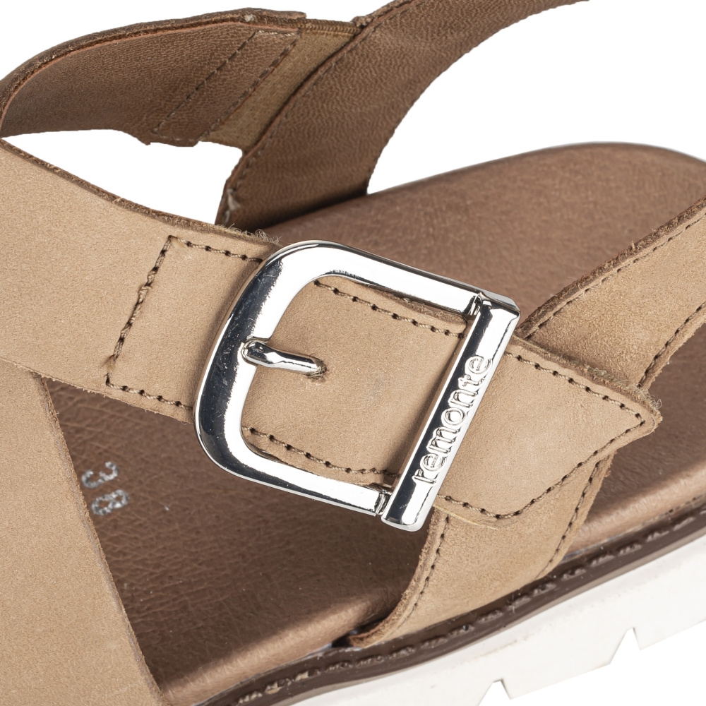 detail Dámské sandály REMONTE RIE-10201126-S2 béžová