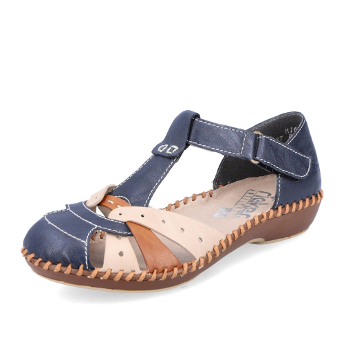 Dámské sandály RIEKER RIE-10201137-S3 modrá
