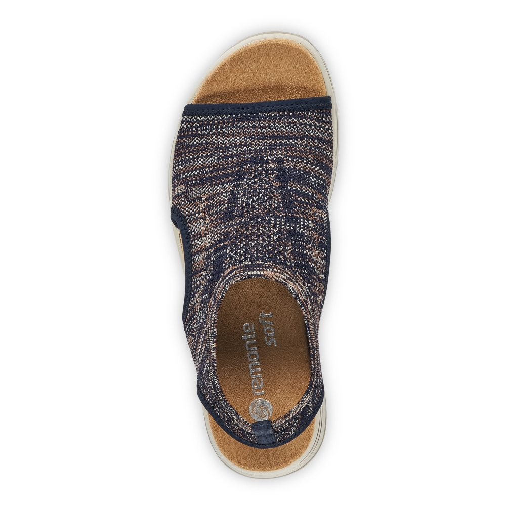 detail Dámské sandály REMONTE RIE-10201144-S2 modrá