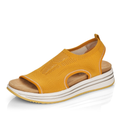 Dámské sandály REMONTE RIE-10201147-S3 žlutá