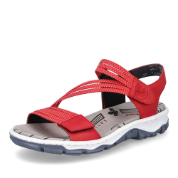 Dámské sandály RIEKER RIE-10201345-S4 červená