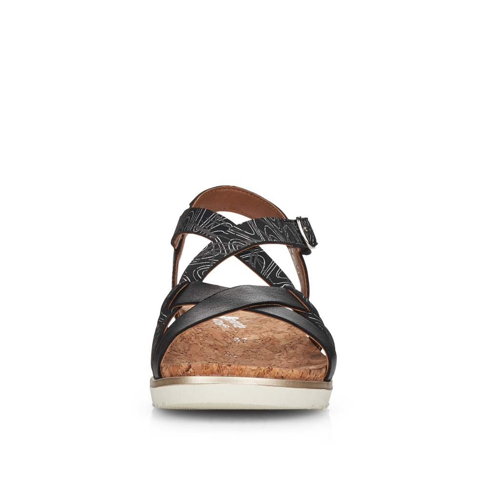 detail Dámské sandály REMONTE RIE-10201363-S2 černá