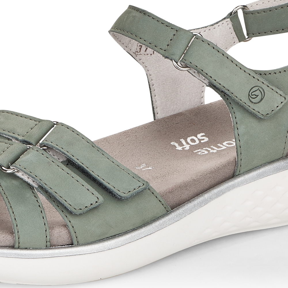 detail Dámské sandály REMONTE RIE-10201371-S2 zelená