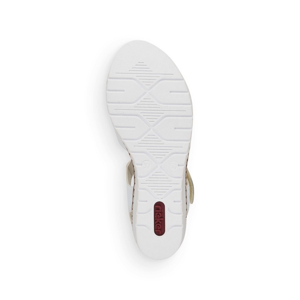 detail Dámské sandály RIEKER RIE-10201430-S4 bílá