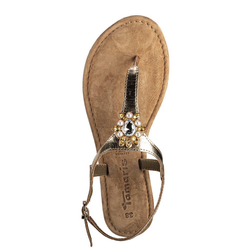 detail Dámské sandály TAMARIS TAM-10201680-S2 zlatá