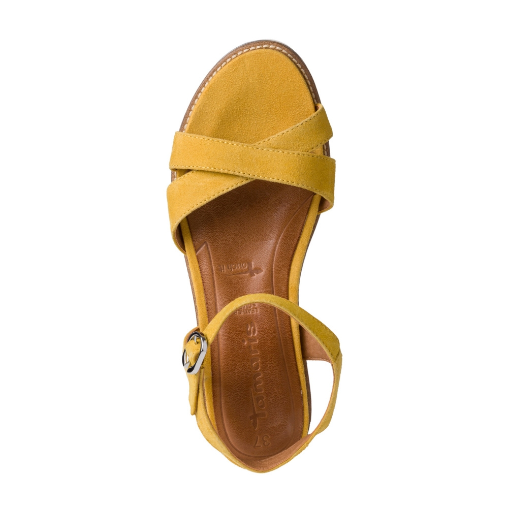 detail Dámské sandály TAMARIS TAM-10201733-S2 žlutá