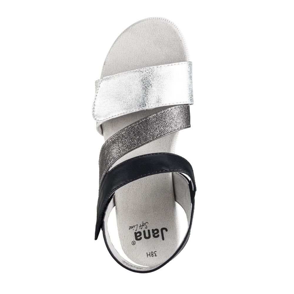 detail Dámské sandály JANA JAN-10201957-S2 stříbrná