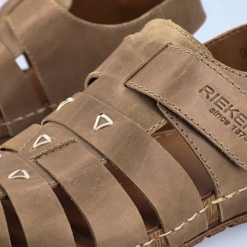 detail Pánské sandály RIEKER RIE-10202059-S3 béžová