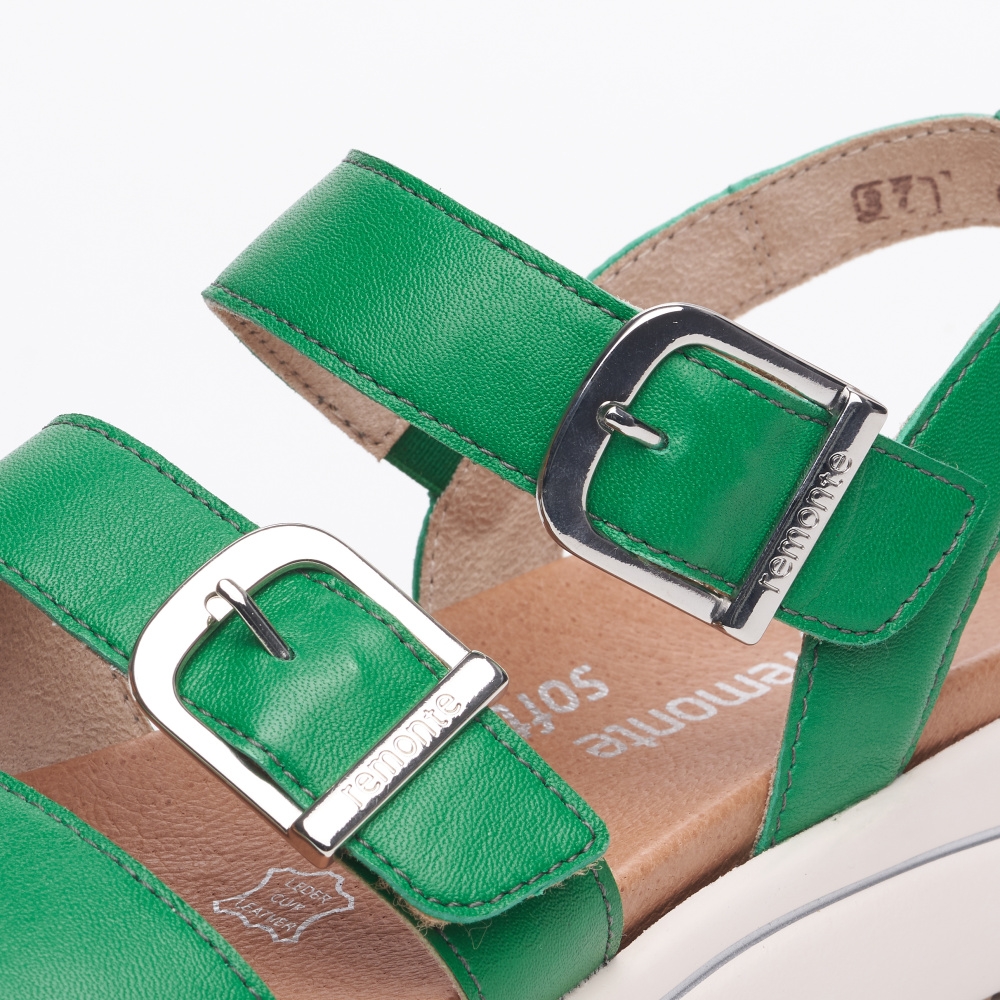 detail Dámské sandály REMONTE RIE-10202155-S3 zelená
