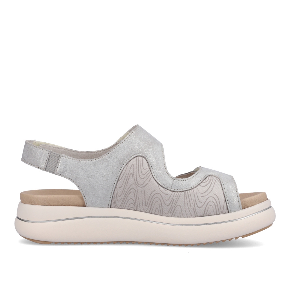 detail Dámské sandály REMONTE RIE-10202163-S3 stříbrná