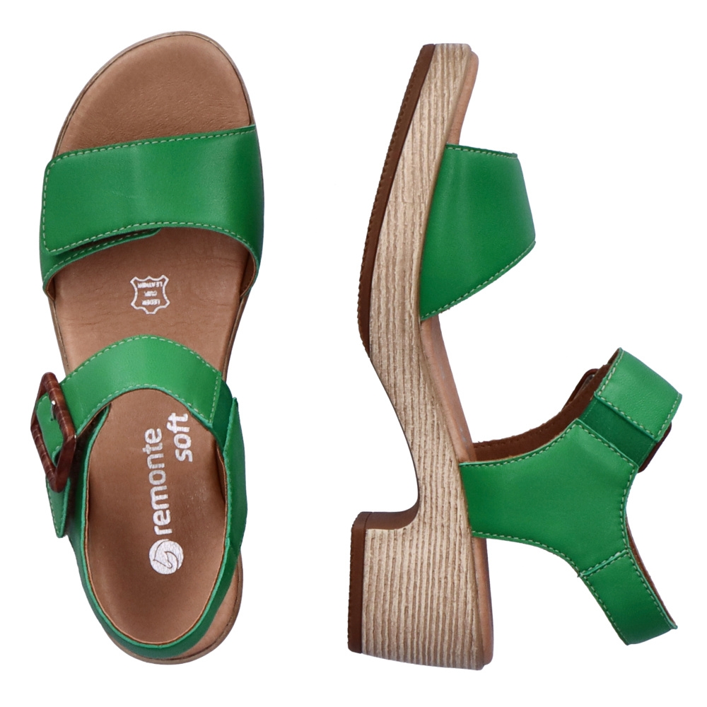 detail Dámské sandály REMONTE RIE-10202168-S3 zelená