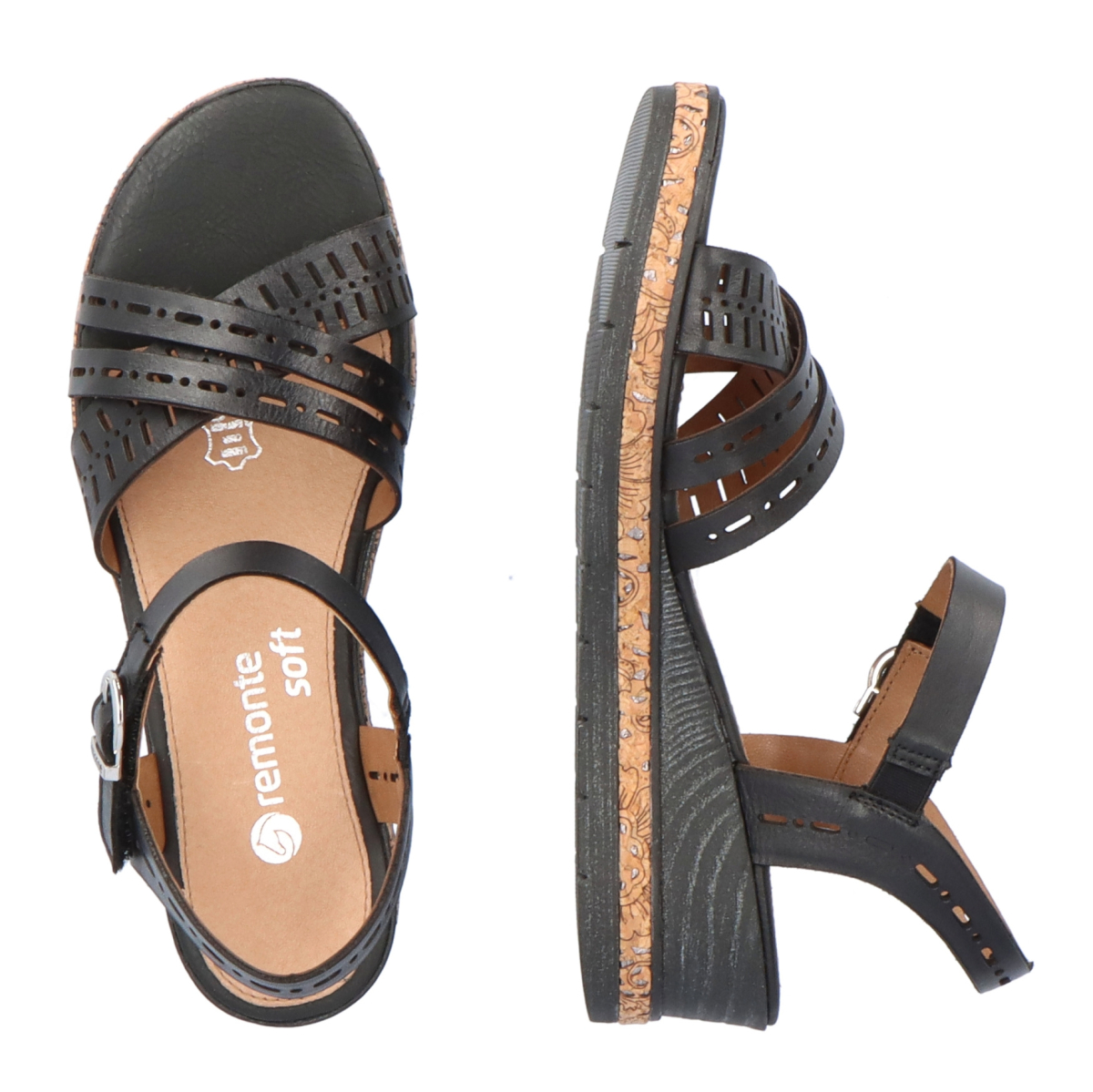 detail Dámské sandály REMONTE RIE-10202214-S3 černá