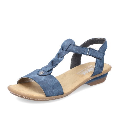 Dámské sandály RIEKER RIE-10202406-S3 modrá