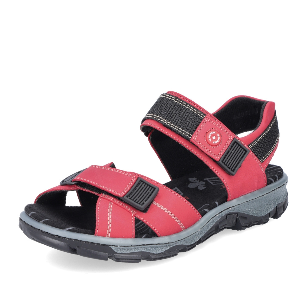 detail Dámské sandály RIEKER RIE-10202470-S3 červená