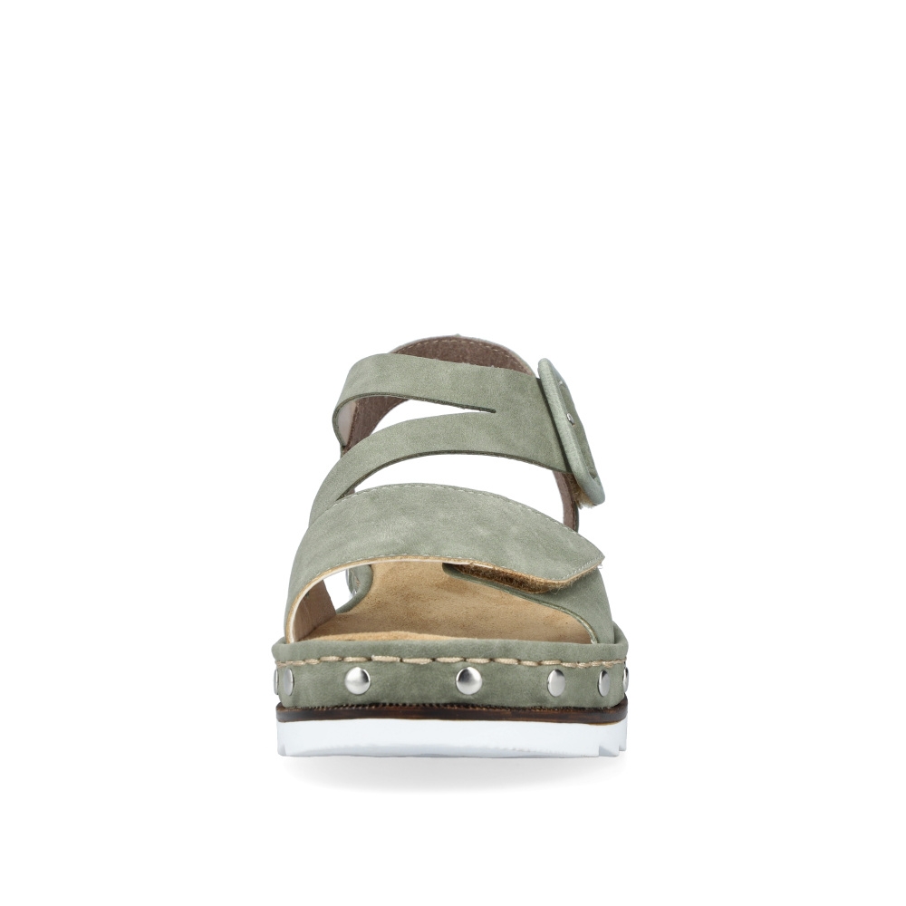 detail Dámské sandály RIEKER RIE-10202551-S3 zelená