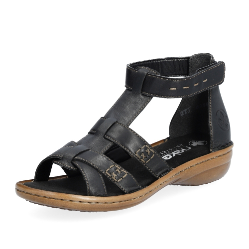 Dámské sandály RIEKER RIE-10203701-S4 černá