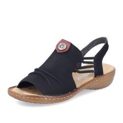 Dámské sandály RIEKER RIE-10203703-S4 černá