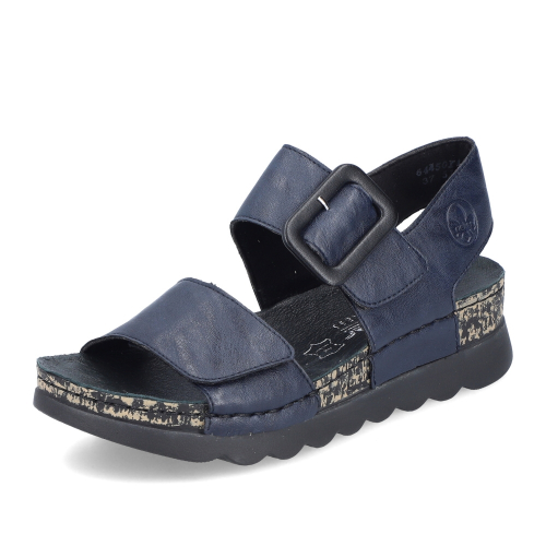 Dámské sandály RIEKER RIE-10203720-S4 modrá