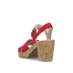 náhled Dámské sandály RIEKER RIE-10203732-S4 červená