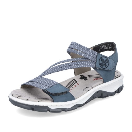 Dámské sandály RIEKER RIE-10203752-S4 modrá