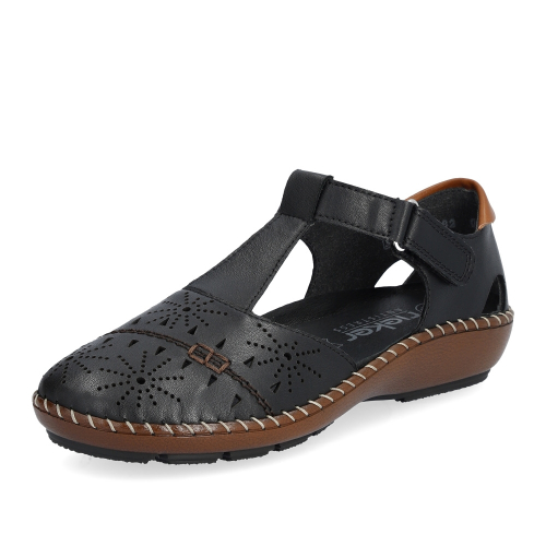 Dámské sandály RIEKER RIE-10203828-S4 černá