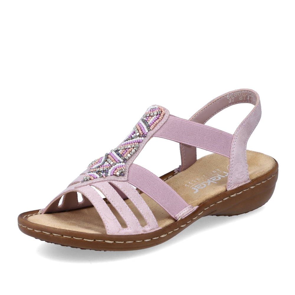 detail Dámské sandály RIEKER RIE-10203850-S4 růžová