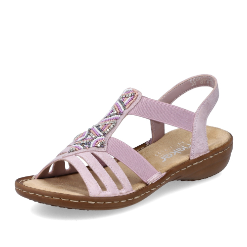 Dámské sandály RIEKER RIE-10203850-S4 růžová
