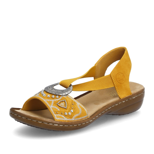 Dámské sandály RIEKER RIE-10203870-S4 žlutá