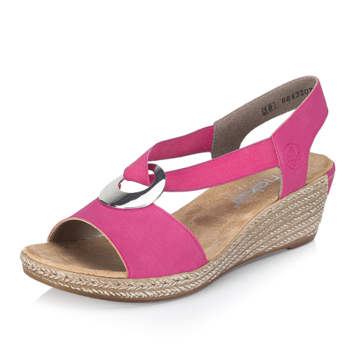 Dámské sandály RIEKER RIE-10203875-S4 růžová